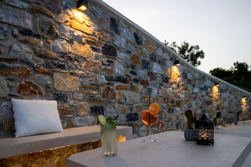 Villa Koukounaria Skopelos Town Bagian luar foto